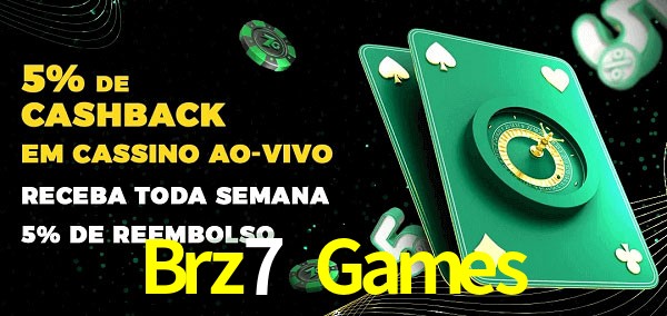 Promoções do cassino ao Vivo Brz7 Games
